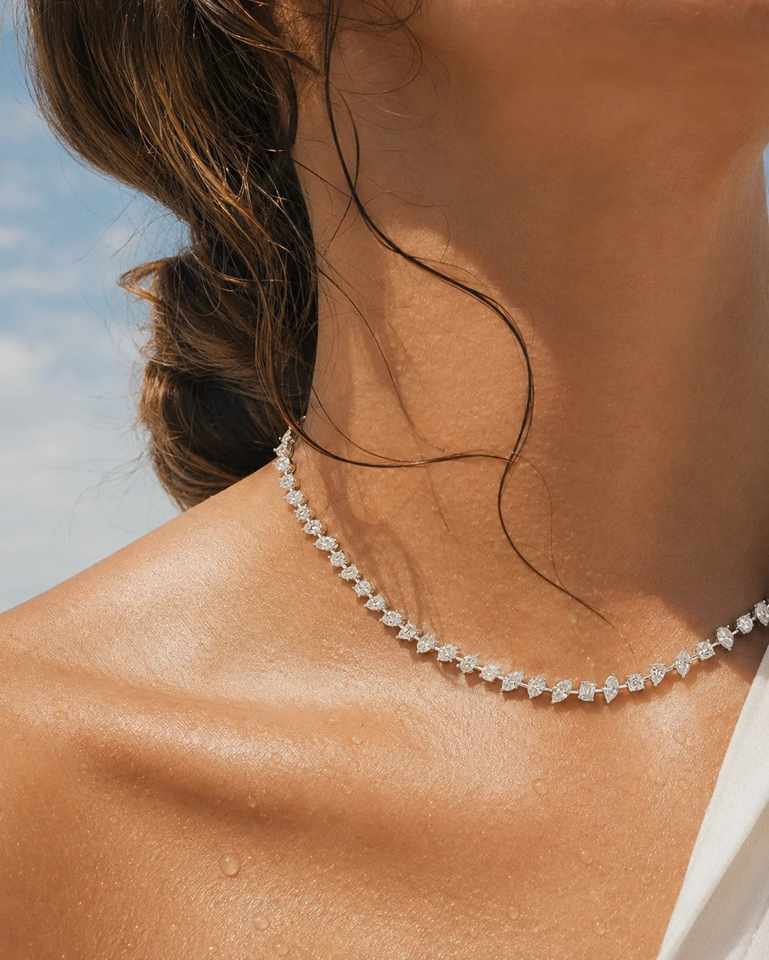 Summer 1.0 Heart Lab-Grown Diamond Solitaire, Chain Pendant