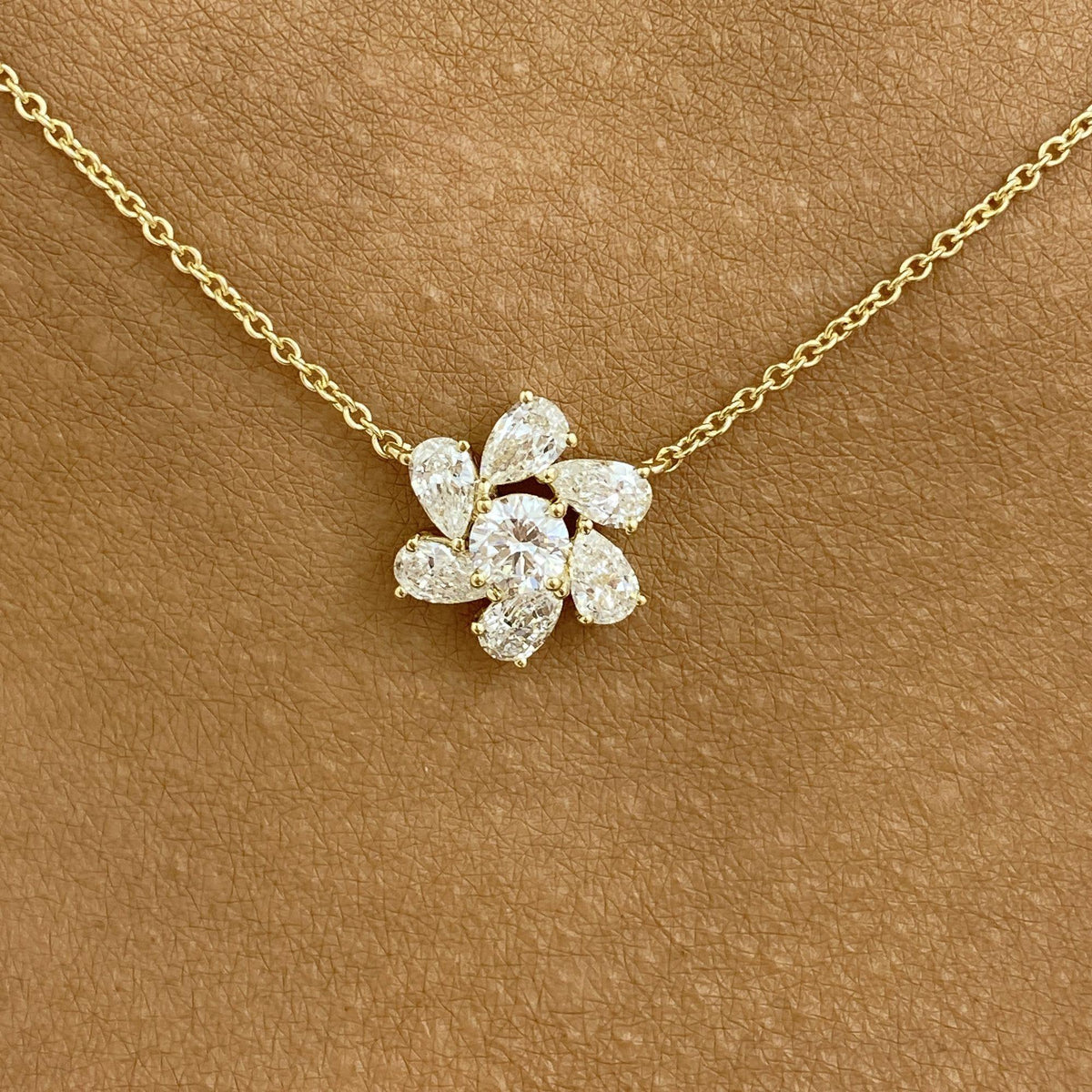 Amber 1.2 Lab-Grown Diamond Solitaire, Chain Necklace