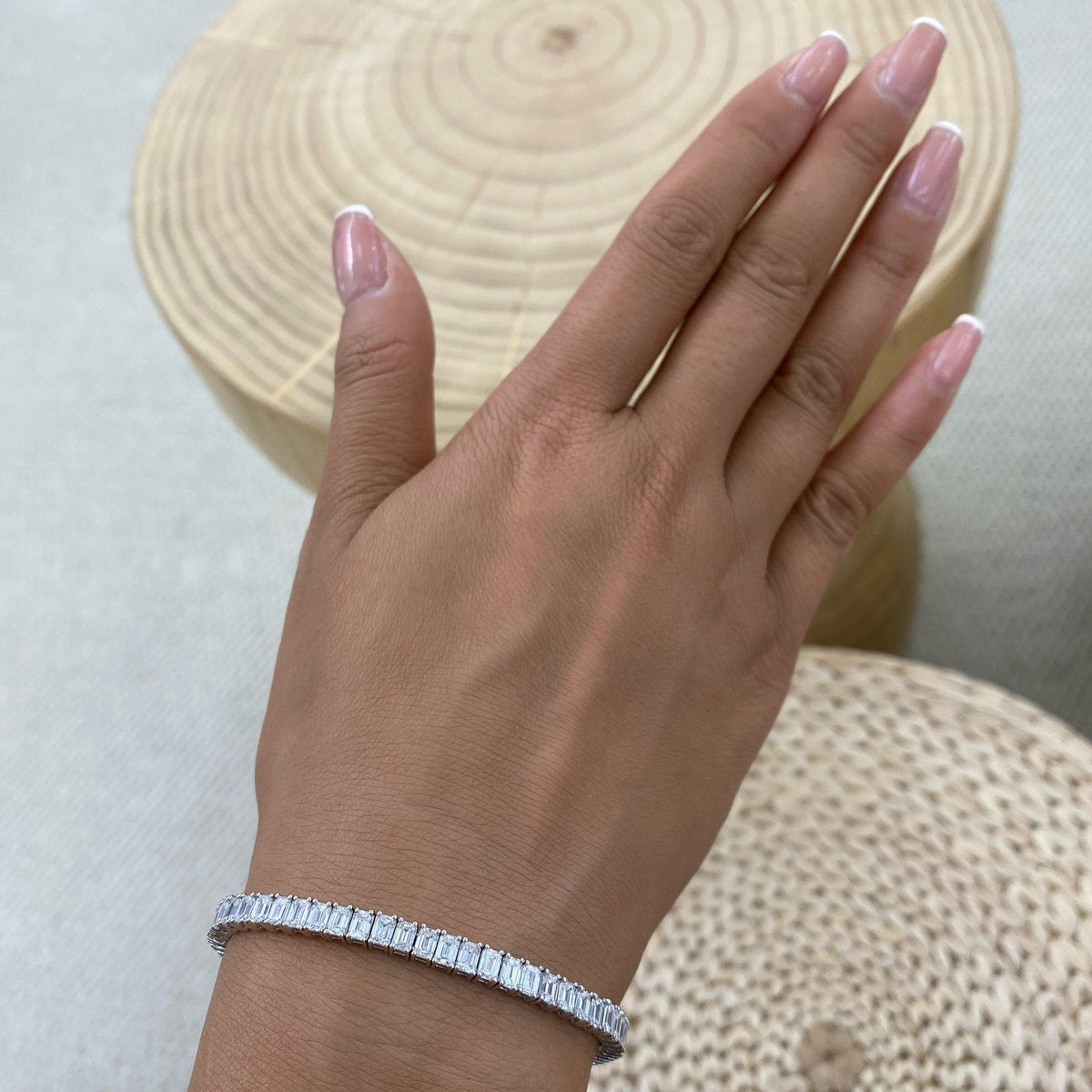 Anastasia 8.9 Lab-Grown Diamond Tennis Bracelets