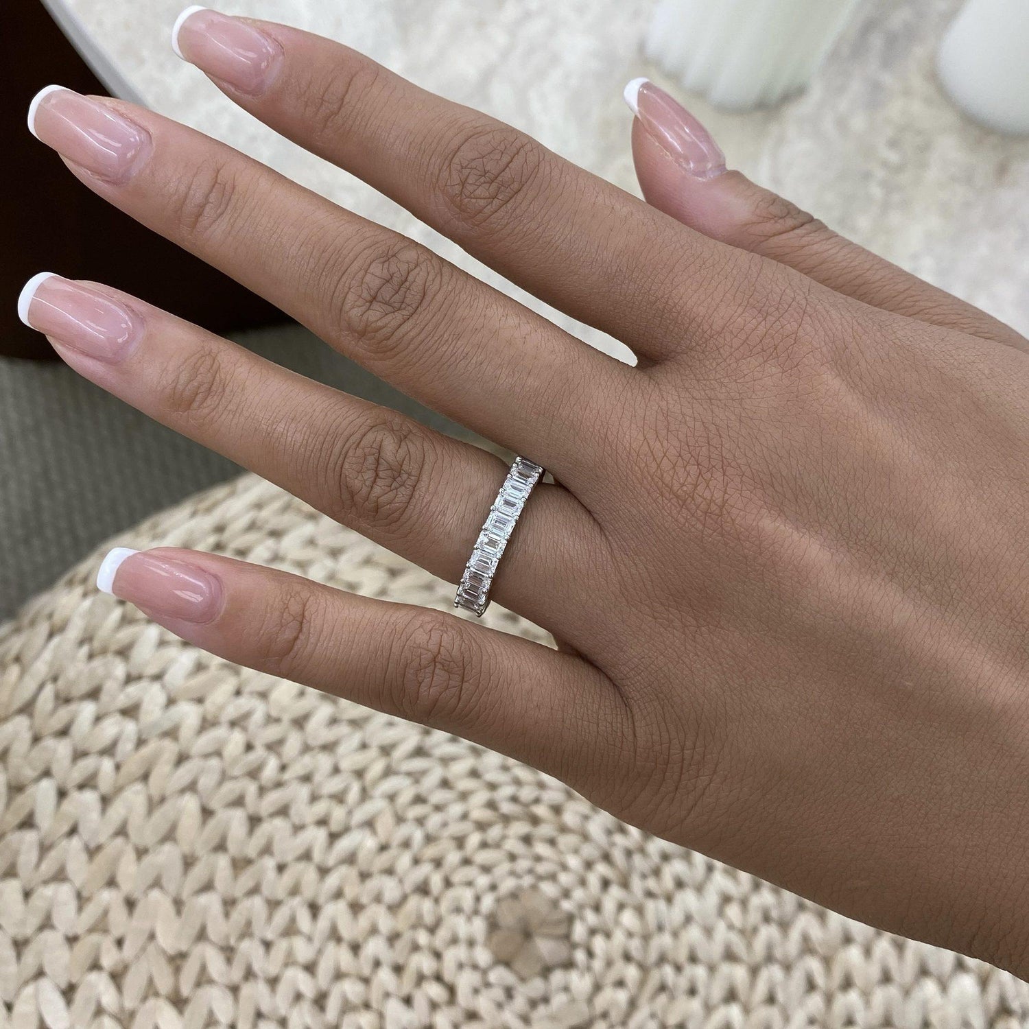 Aubrey 2.7 Lab-Grown Diamond Eternity, Side Stone Ring