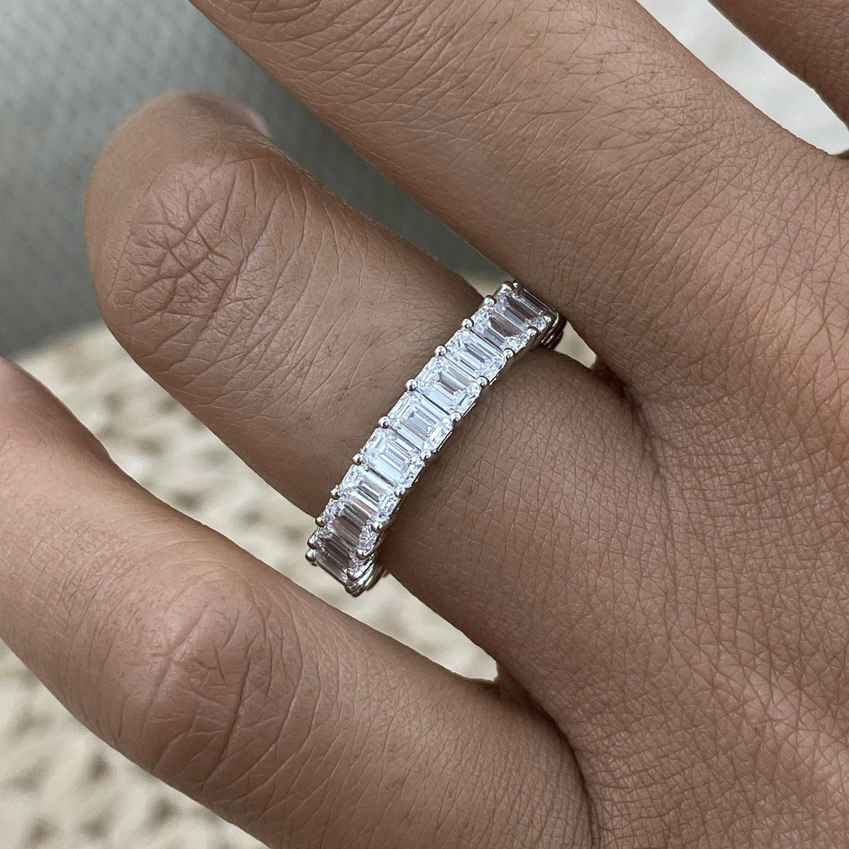 Aubrey 2.7 Lab-Grown Diamond Eternity, Side Stone Ring