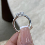 Blair 1.6 Lab-Grown Diamond Half-Eternity, Bezel Ring