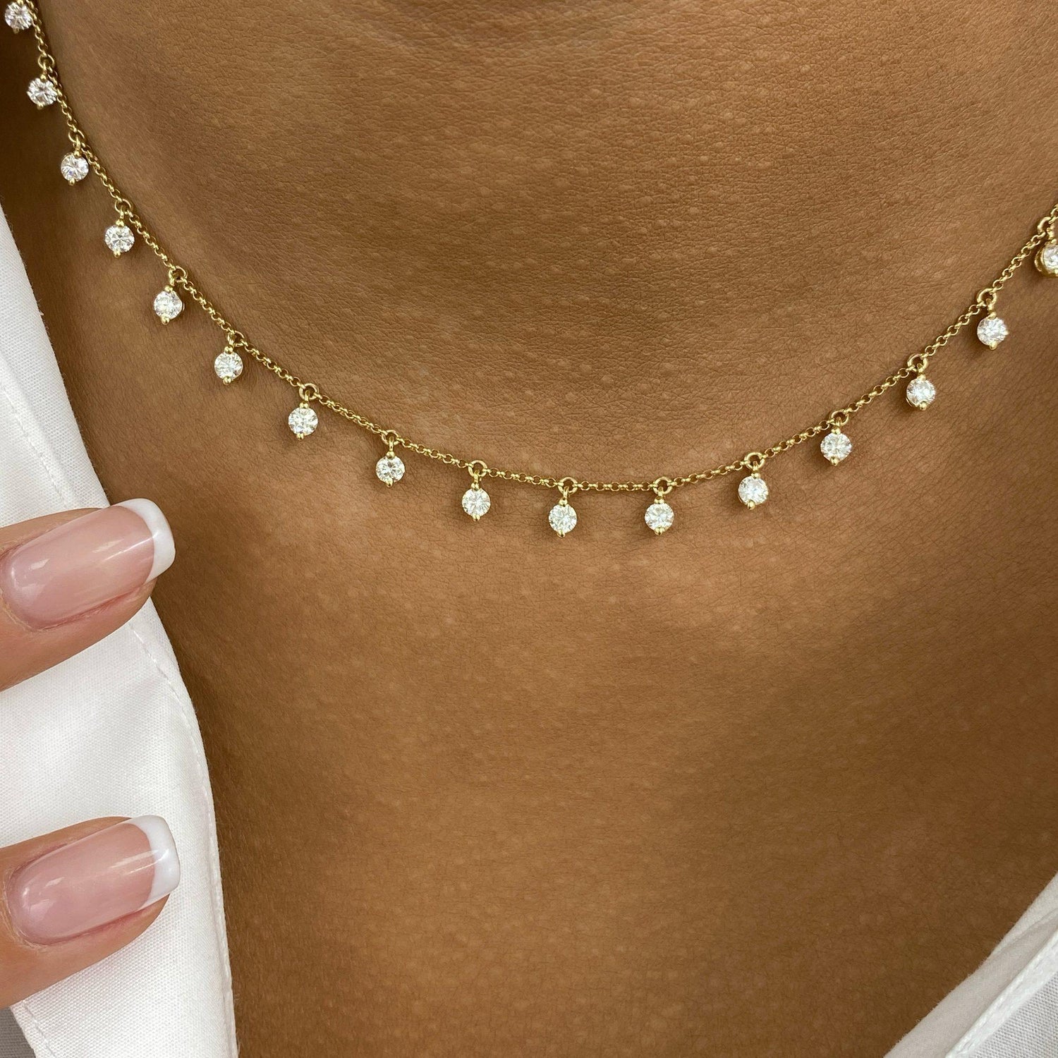 Rose 2.0 Lab-Grown Diamond Chain,Tennis Necklaces