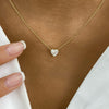Summer 1.0 Heart Lab-Grown Diamond Solitaire, Chain Pendant