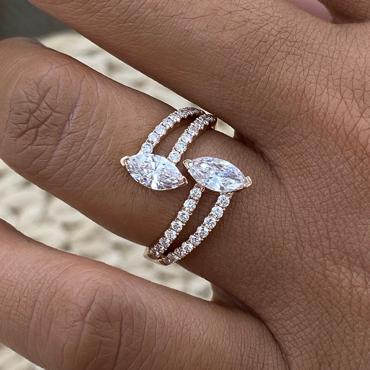 Scarlett 1.3 Lab-Grown Diamond Special, Toi & Moi Ring