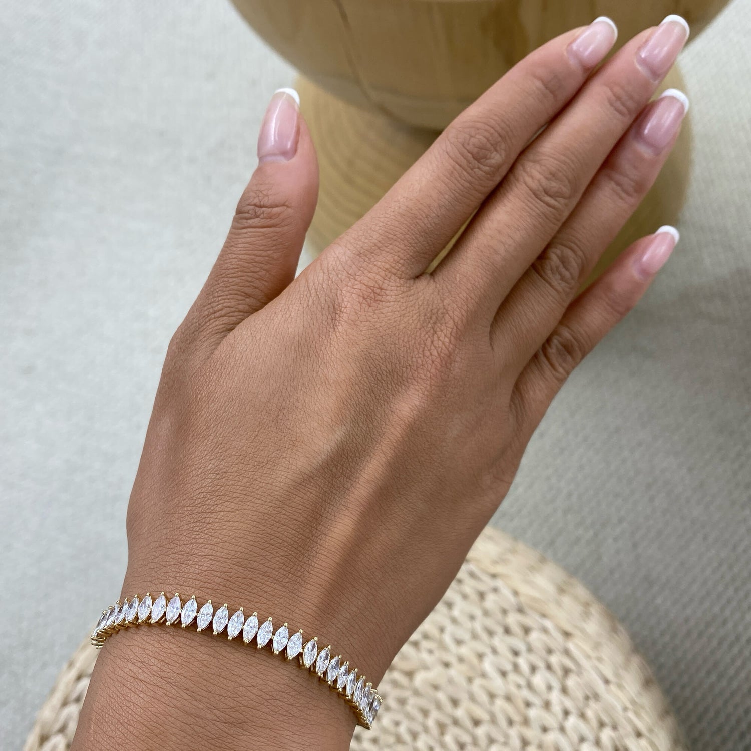 Taylor 7.6 Lab-Grown Diamond Tennis Bracelets