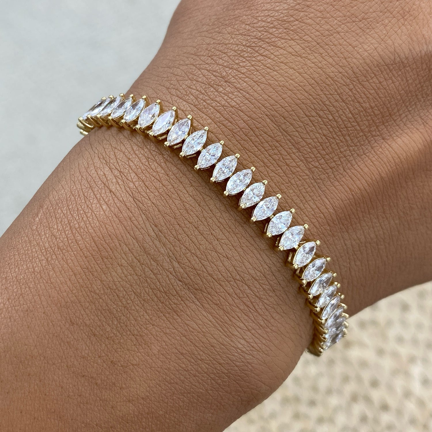 Taylor 7.6 Lab-Grown Diamond Tennis Bracelets
