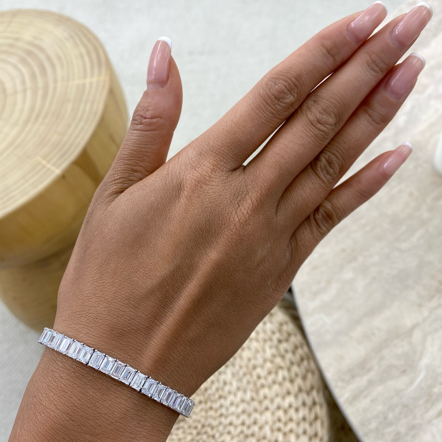 Heidi 19.5 Lab-Grown Diamond Tennis Bracelets