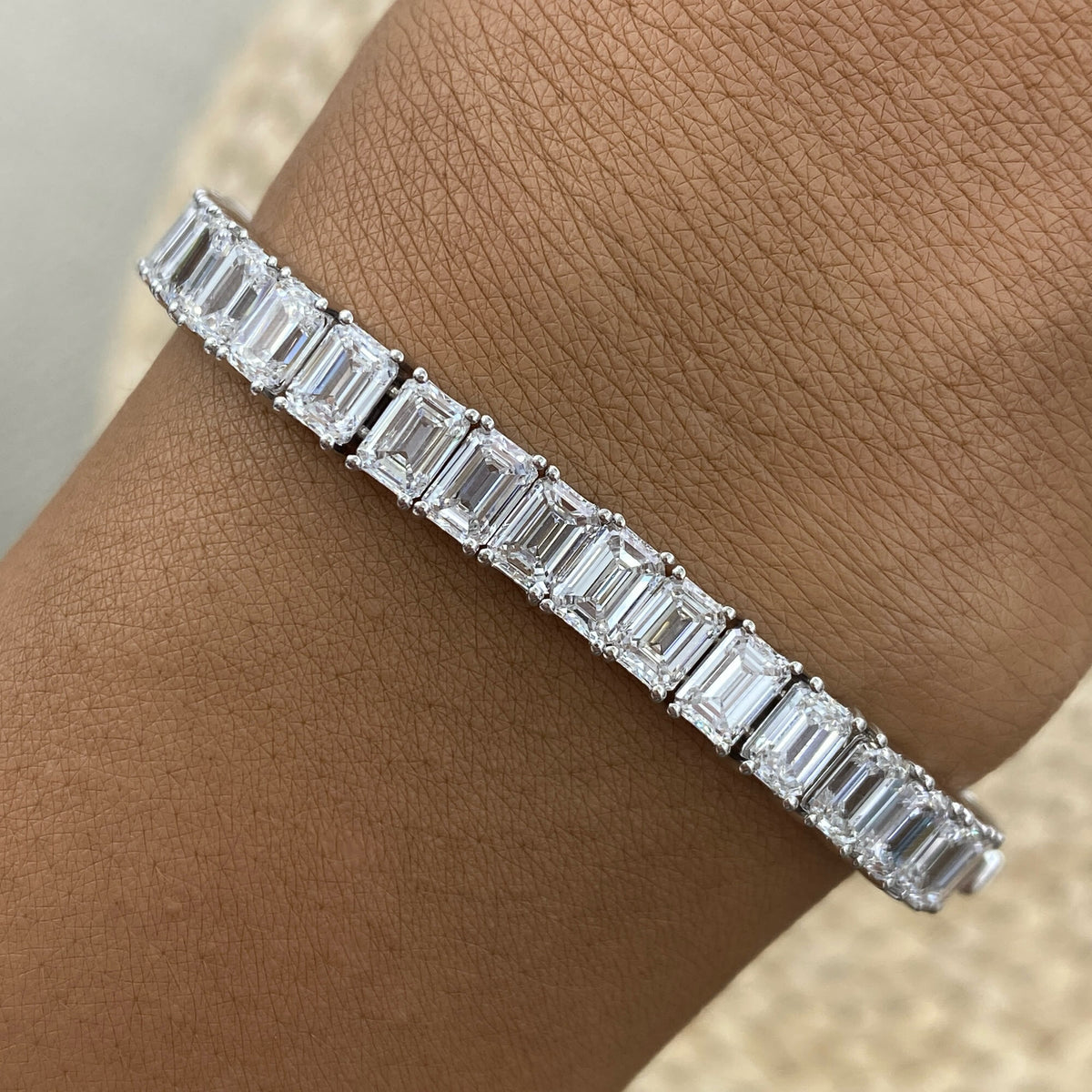 Heidi 19.5 Lab-Grown Diamond Tennis Bracelets