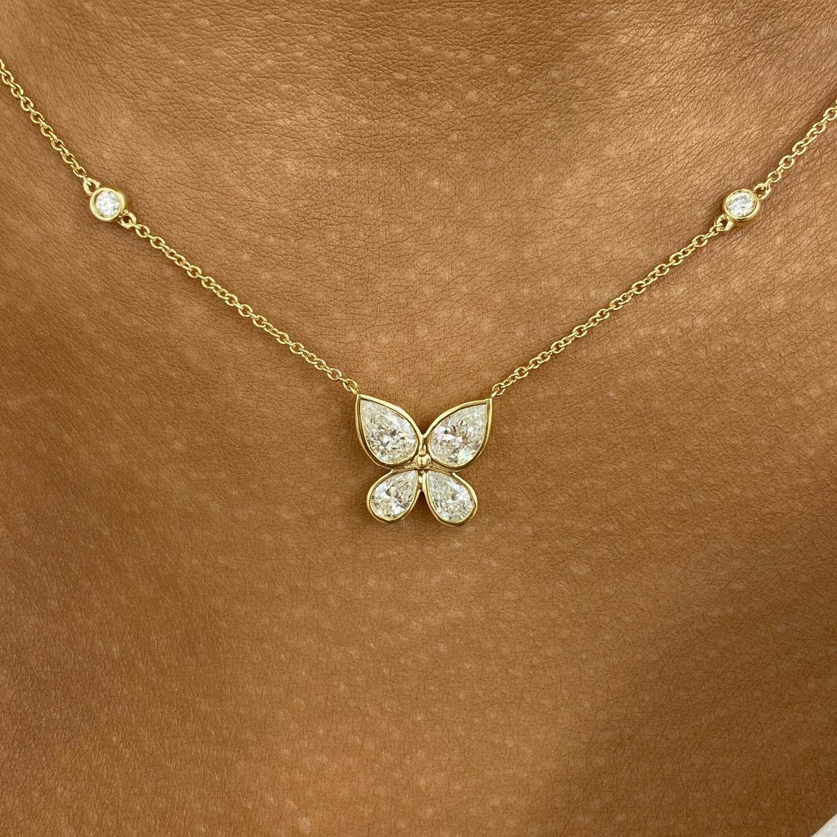 Willow 1.6 Lab-Grown Diamond Chain, Bezel Necklace