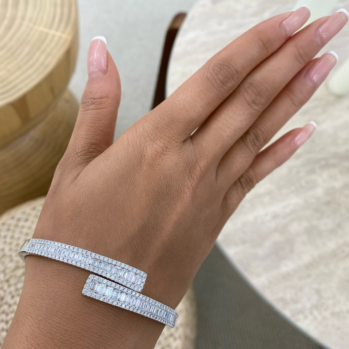 Kim 6.1 Lab-Grown Diamond Bangle, Tennis Bracelets