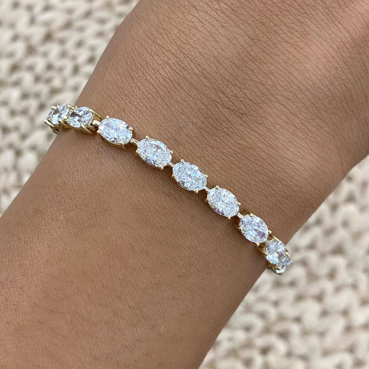 Rachel 9.8 Lab-Grown Diamond Tennis Bracelets