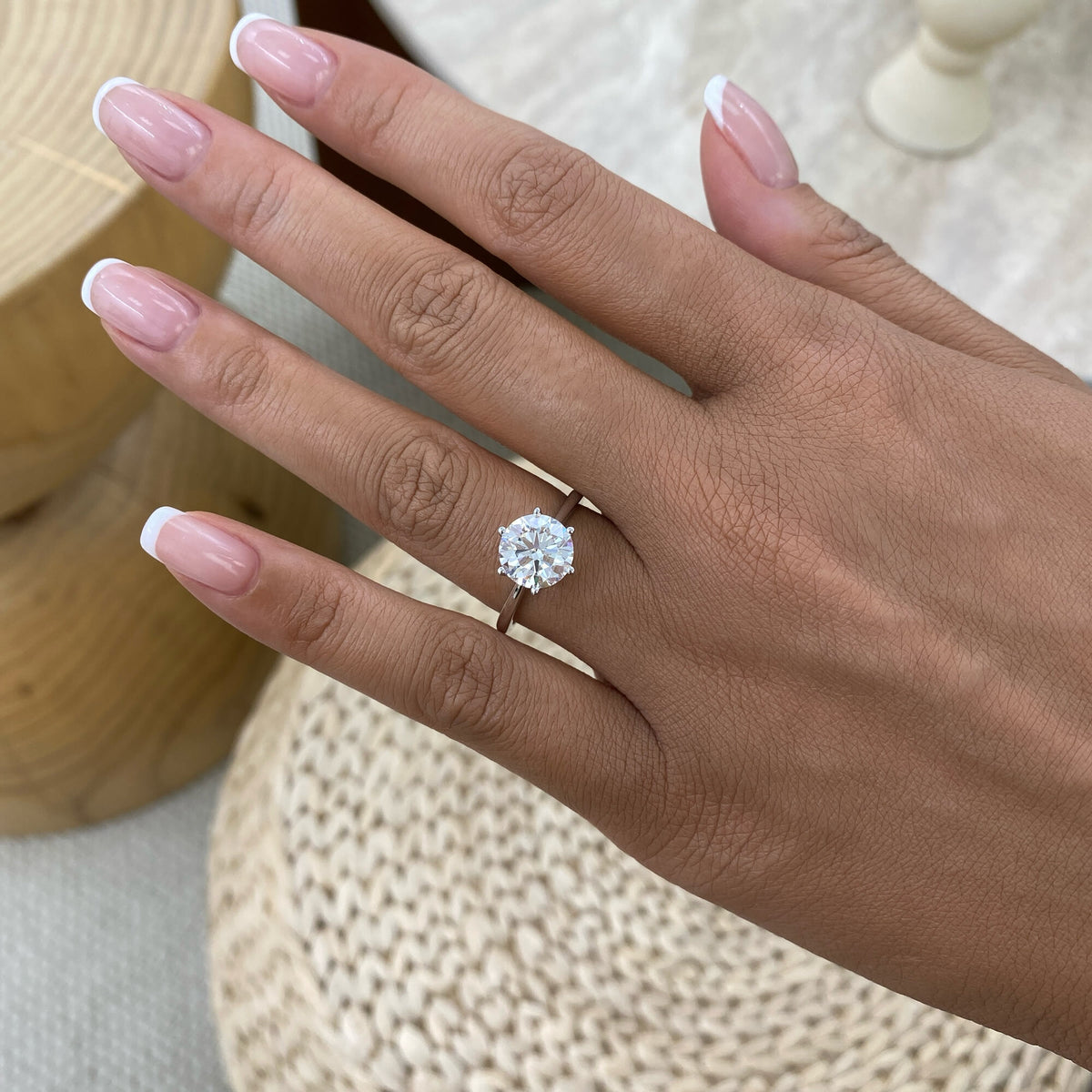 Bianca 2.5 Round Lab-Grown Diamond Solitaire Engagement Ring