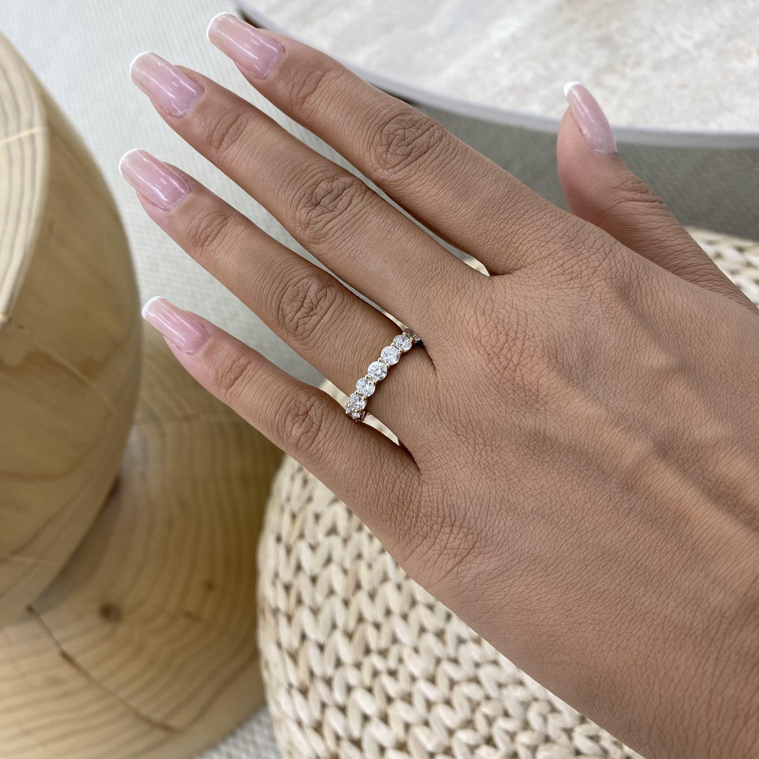 Irene 3.2 Round Lab-Grown Diamond Eternity Ring