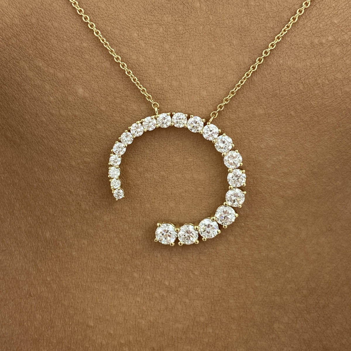 Corinne 2.1 Round Lab-Grown Diamond Special, Chain Necklace