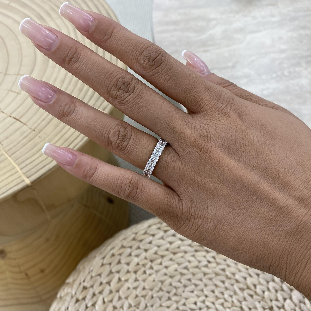 Judy 3.3 Emerald Lab-Grown Diamond Eternity Ring
