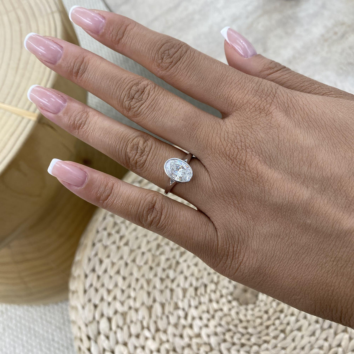 Lana 2 Oval Lab-Grown Diamond Solitaire, Special Ring