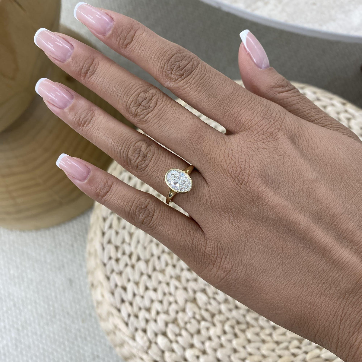Lana 2 Oval Lab-Grown Diamond Solitaire, Special Ring