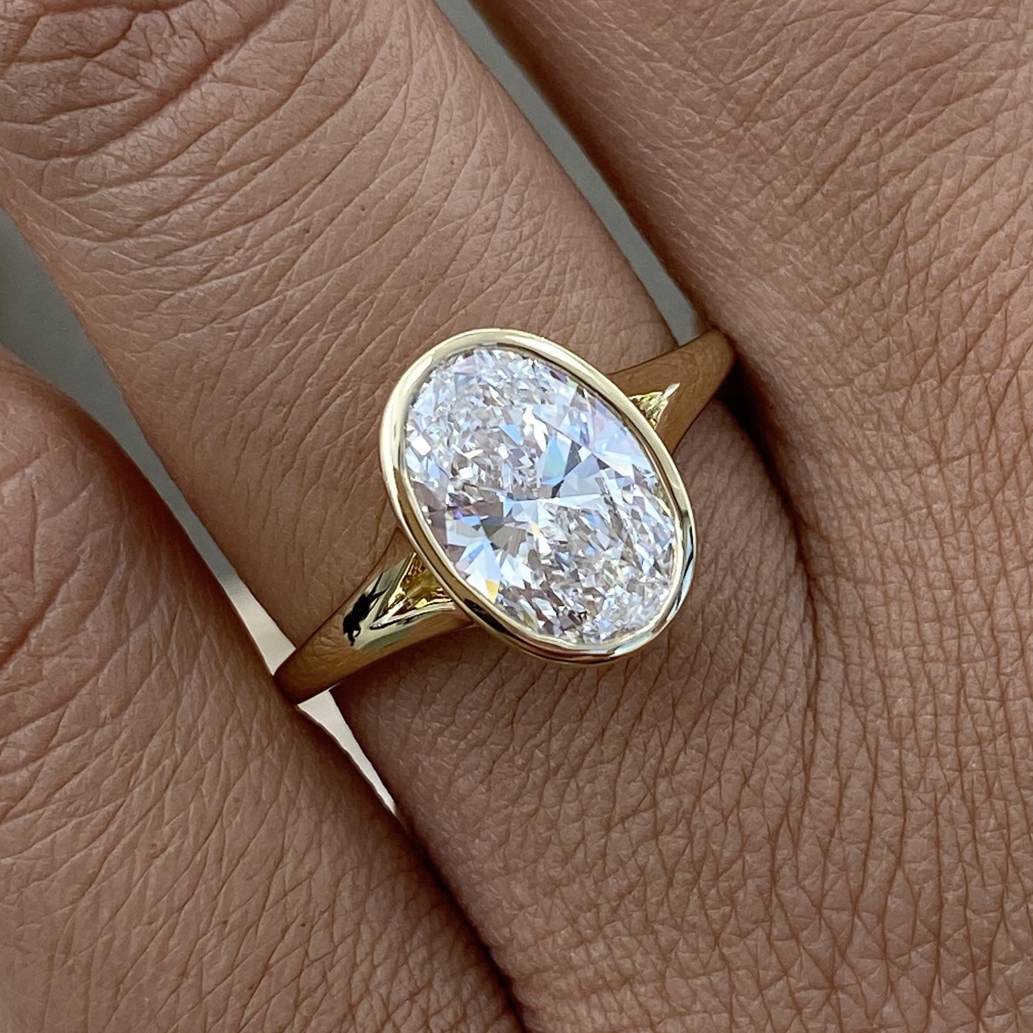 Lana 2 Oval Lab-Grown Diamond Solitaire, Special Ring