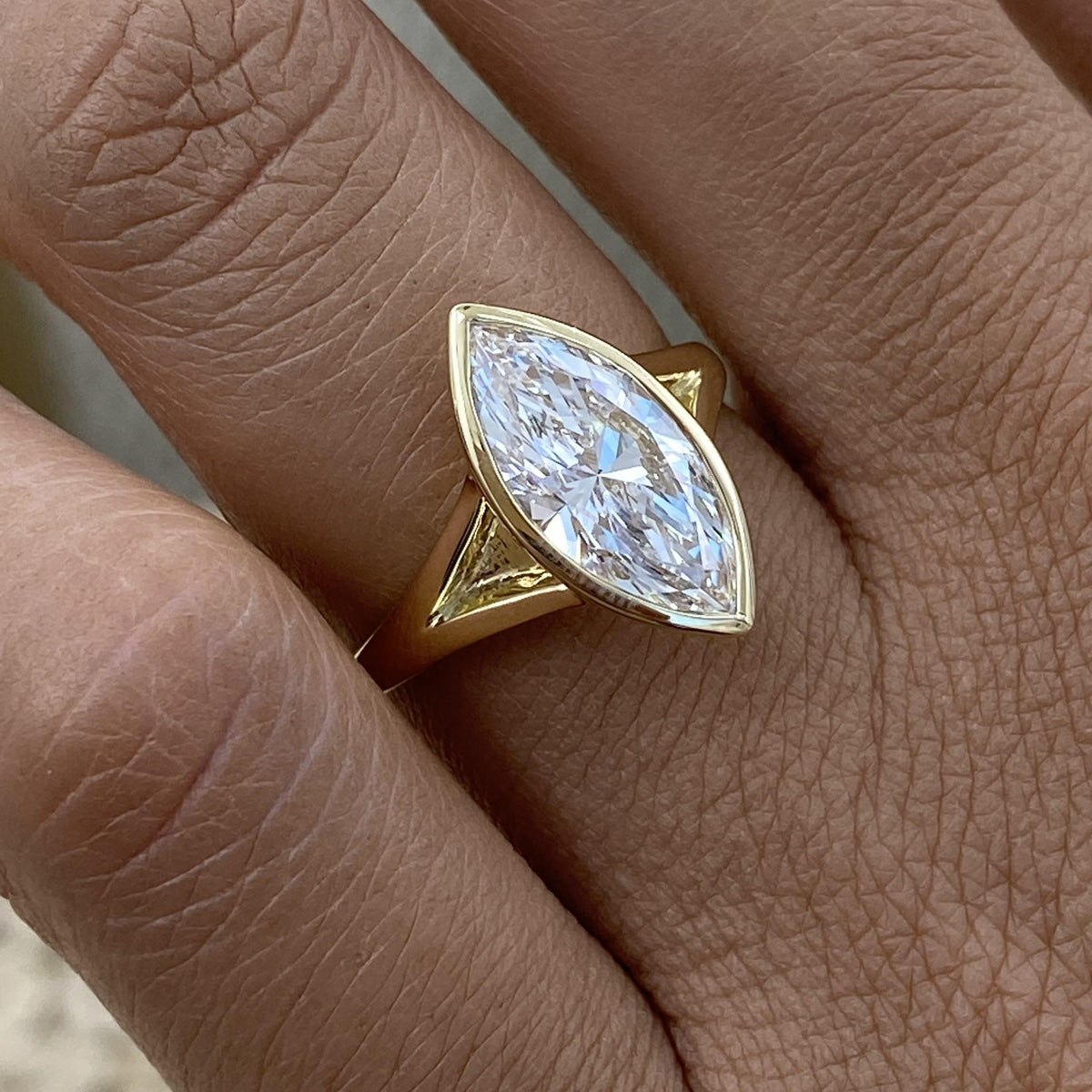 Lana 2 Marquise Lab-Grown Diamond Solitaire, Special Ring