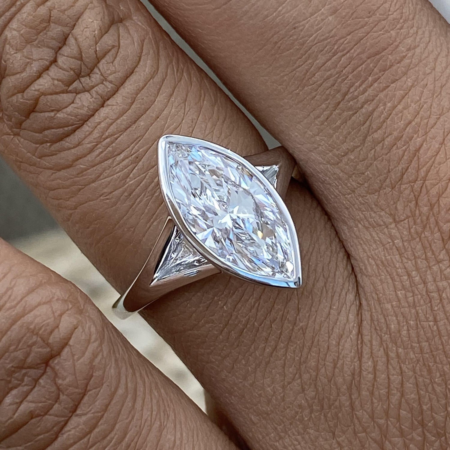 Lana 2 Marquise Lab-Grown Diamond Solitaire, Special Ring