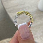 Lisa 3.4 Oval,Pear Lab-Grown Diamond Half-Eternity, Special Ring