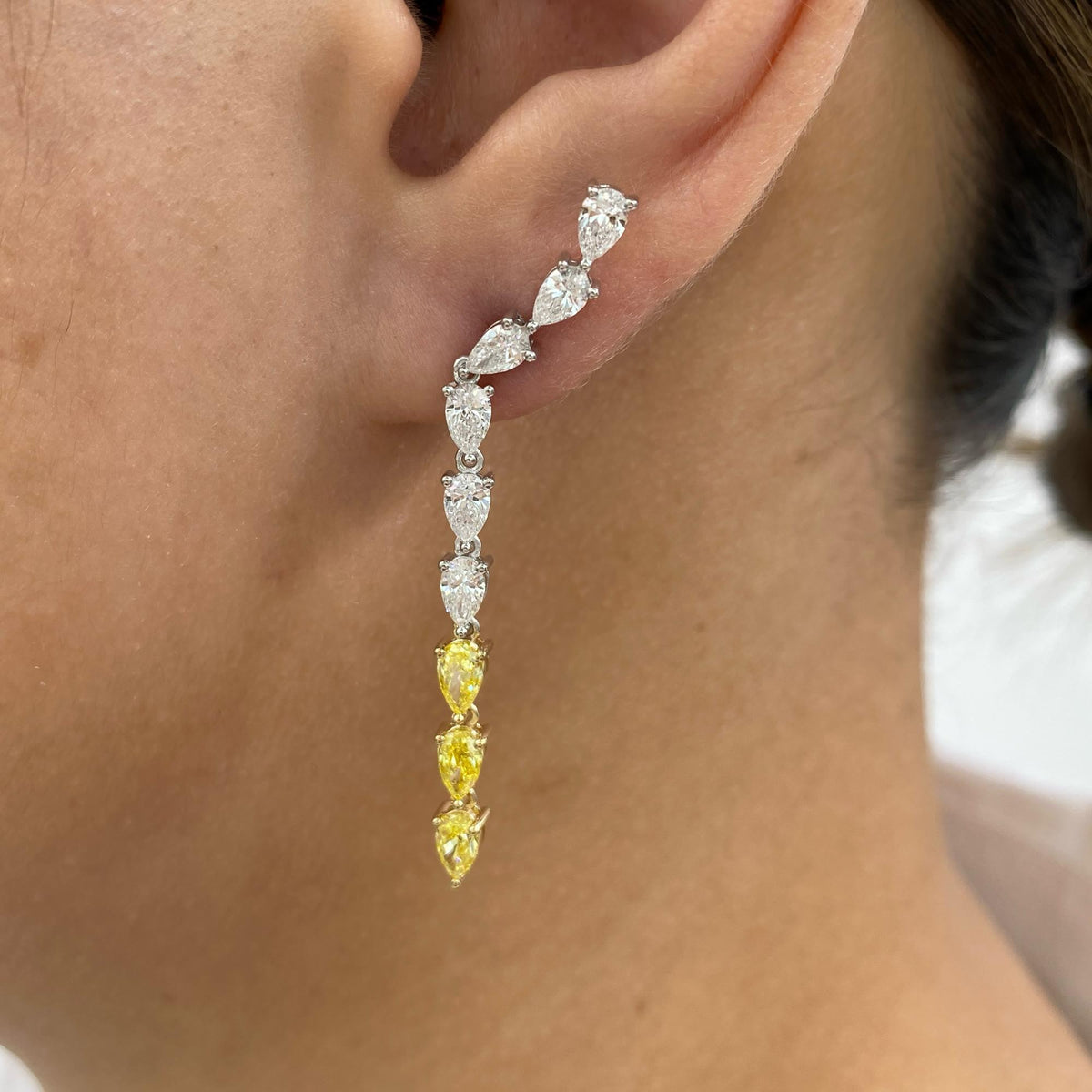 Francesca 3.1 Pear Lab-Grown Diamond Drop, Special Earrings
