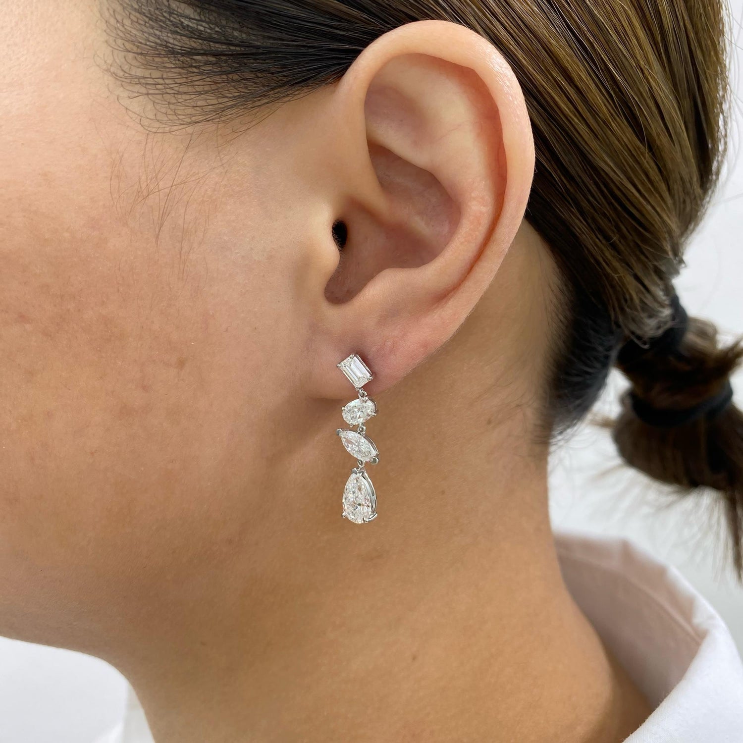 Gianna 3.5 Pear Lab-Grown Diamond Drop, Special Earrings