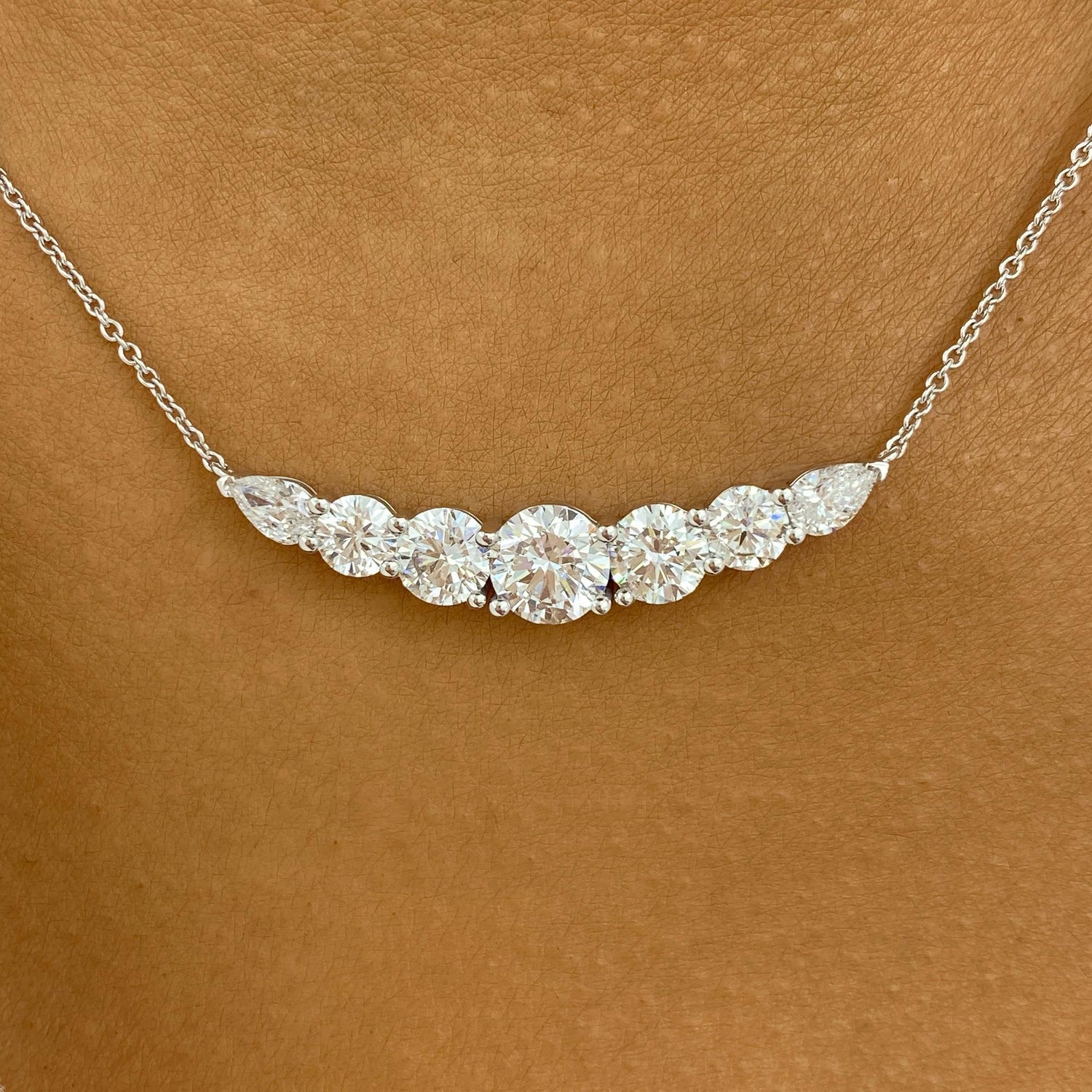 Dorothy 3.2 Round Lab-Grown Diamond Chain Necklace
