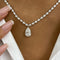 Briar 12.7 Pear Lab-Grown Diamond Tennis, Solitaire Necklace