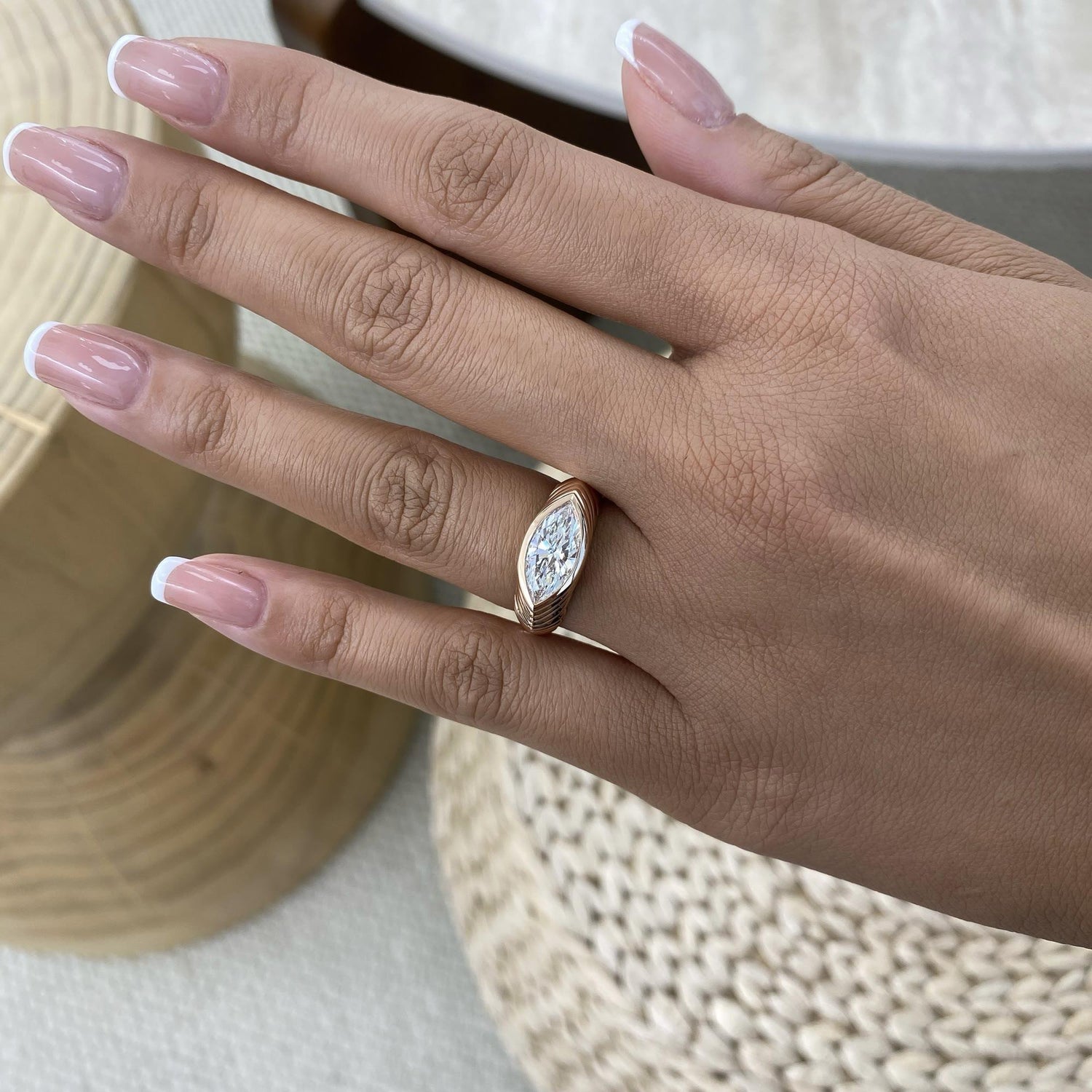 Lauren 1.5 Marquise Lab-Grown Diamond Solitaire, Special Ring