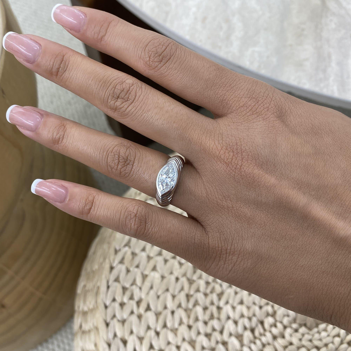 Lauren 1.5 Marquise Lab-Grown Diamond Solitaire, Special Ring