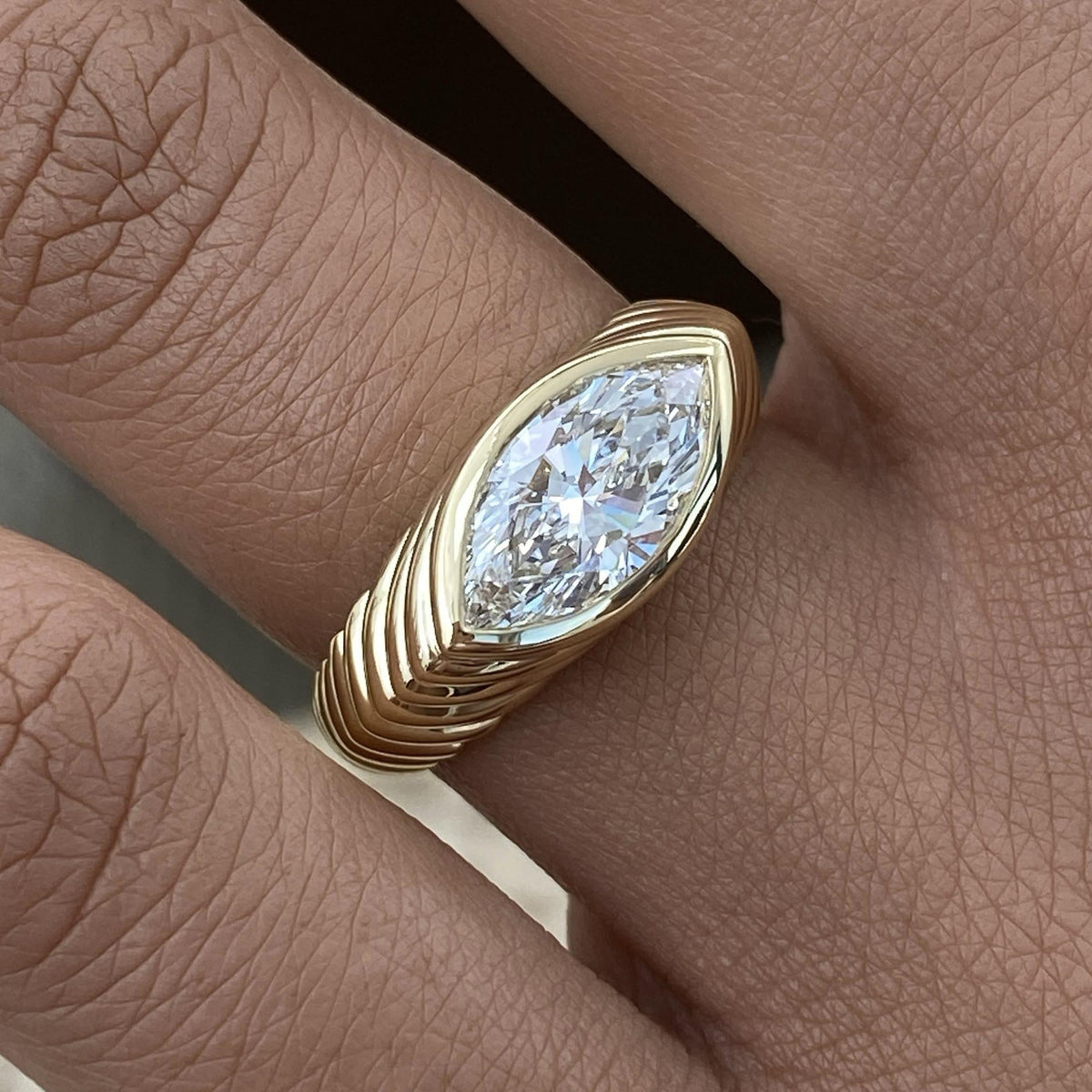 Lauren 1.5 Marquise Lab-Grown Diamond Solitaire, Special Ring