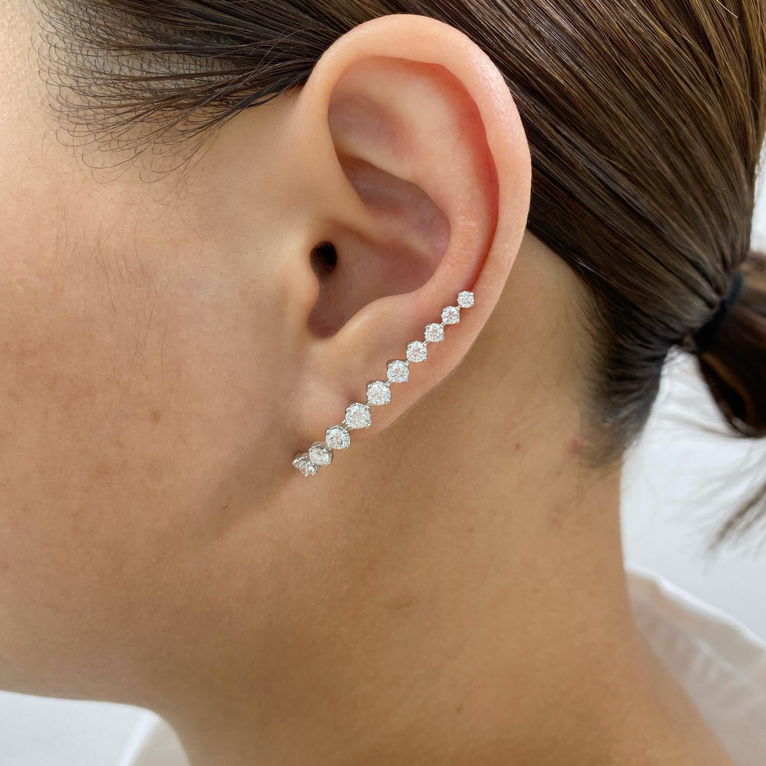 Hannah 2 Round Lab-Grown Diamond Special Earrings