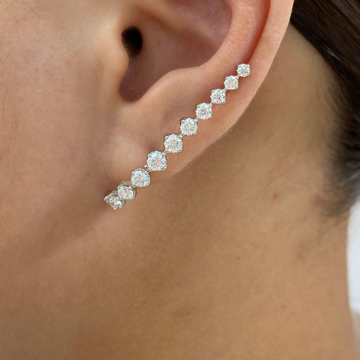 Hannah 2 Round Lab-Grown Diamond Special Earrings