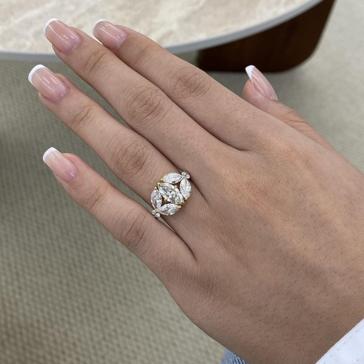 Whitney 2.9 Marquise Lab-Grown Diamond Halo, Special Ring