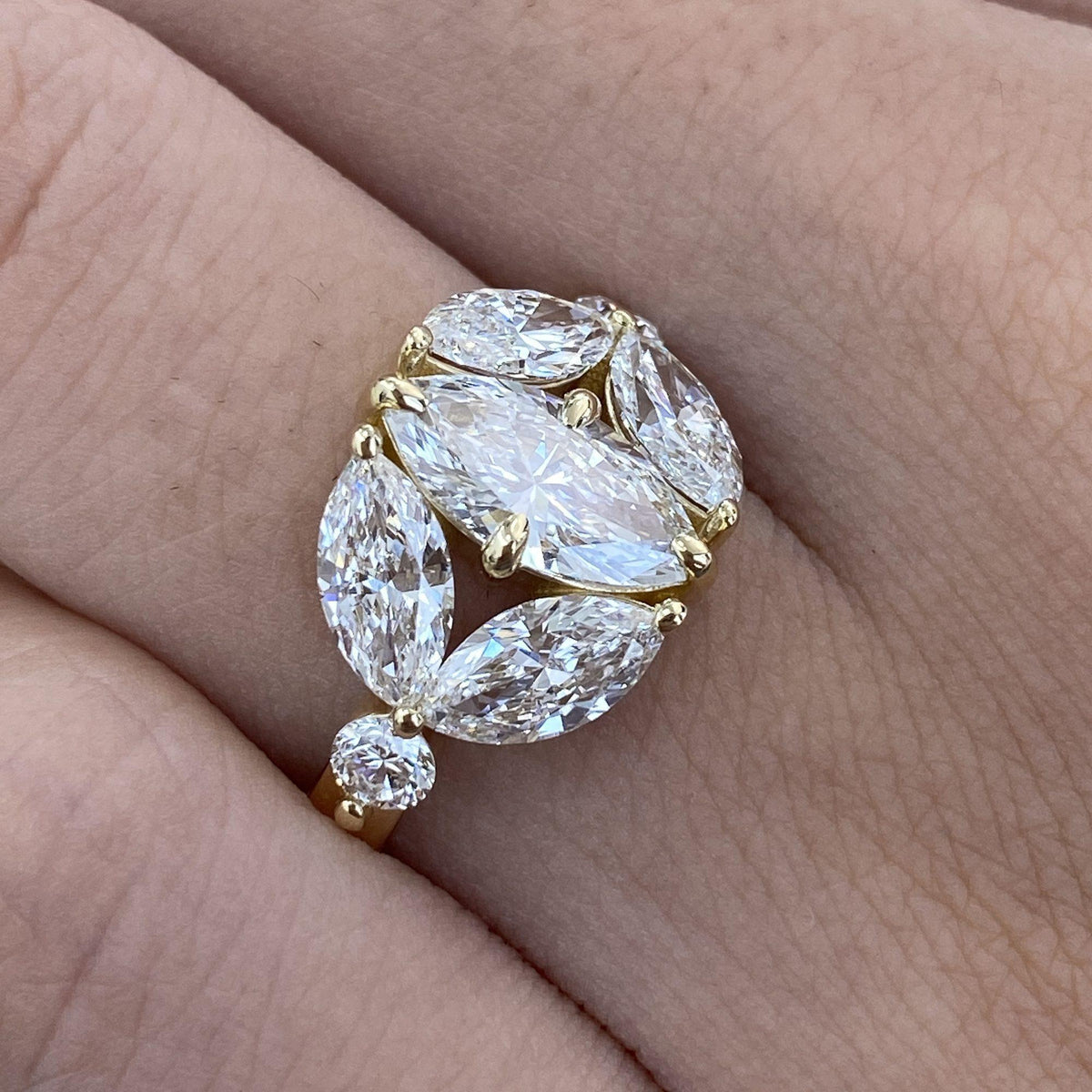 Whitney 2.9 Marquise Lab-Grown Diamond Halo, Special Ring