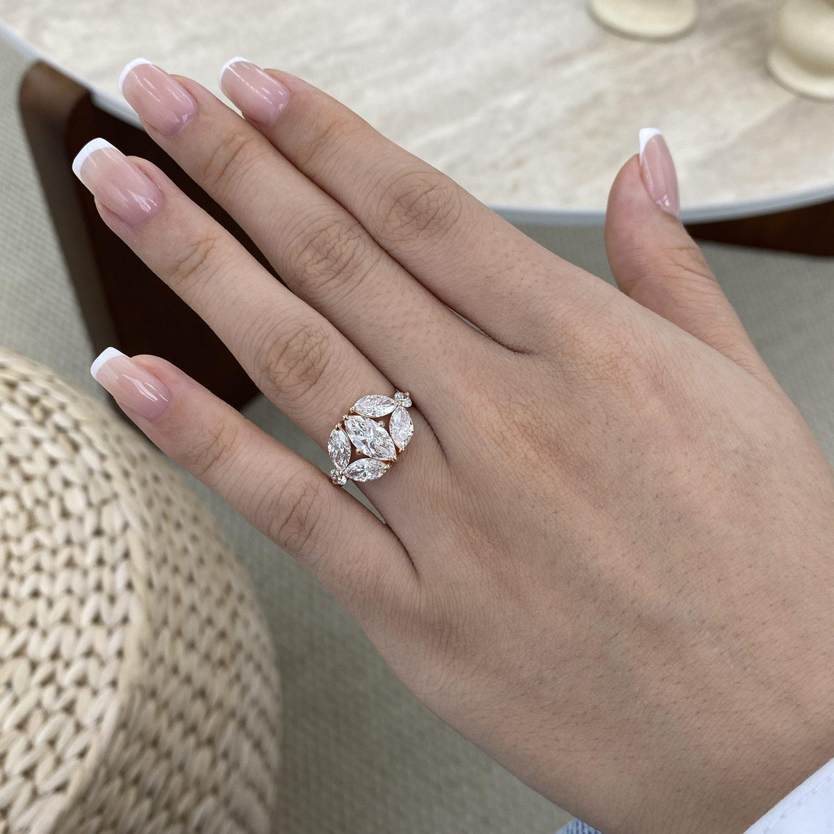 Whitney 2.9 Marquise Lab-Grown Diamond Halo, Special Ring