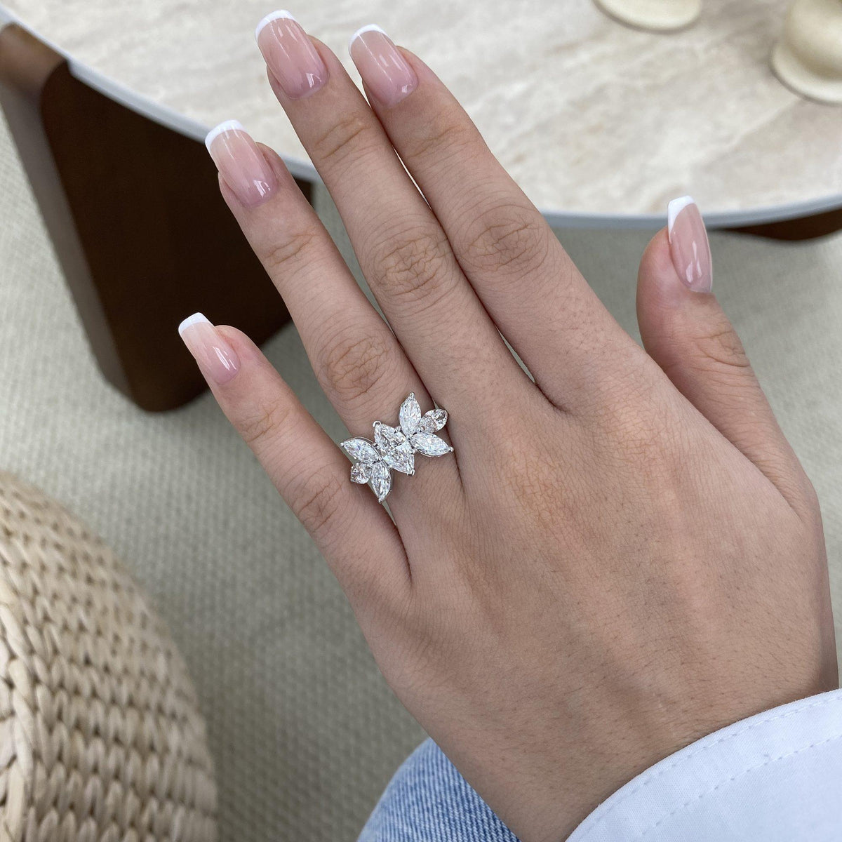 Willa 3.3 Marquise Lab-Grown Diamond Halo, Special Ring