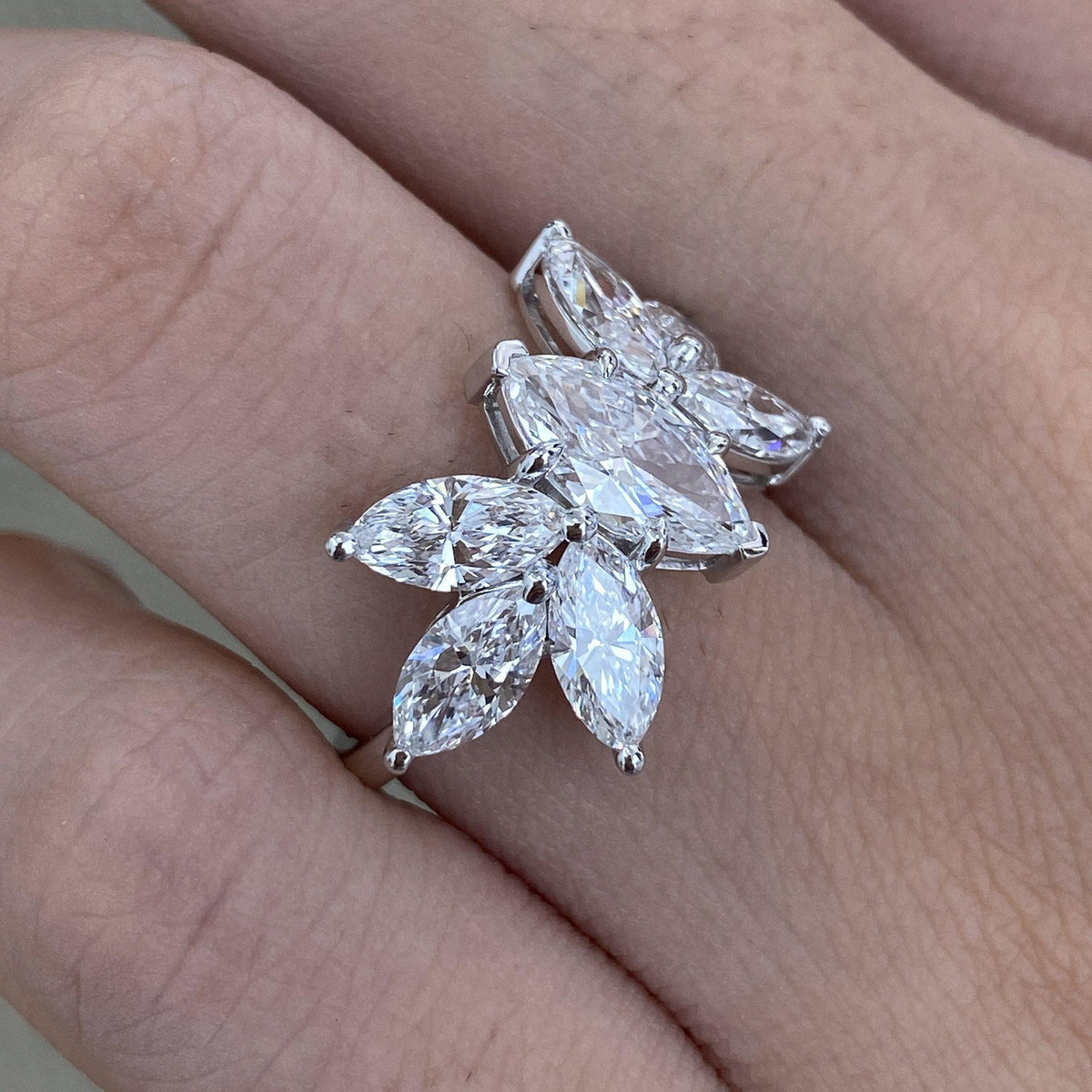 Willa 3.3 Marquise Lab-Grown Diamond Halo, Special Ring