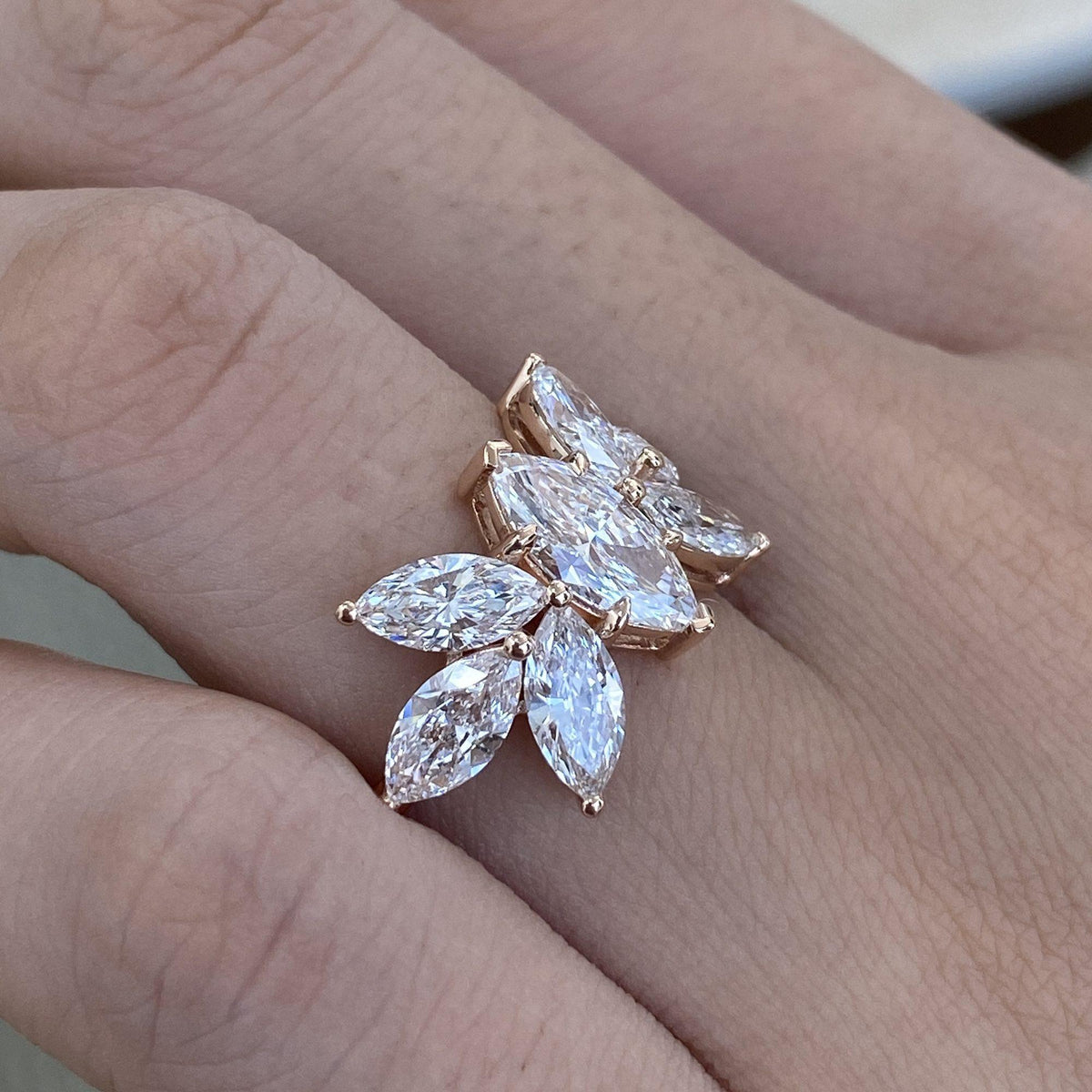 Whitney 3.3 Marquise Lab-Grown Diamond Halo, Special Ring