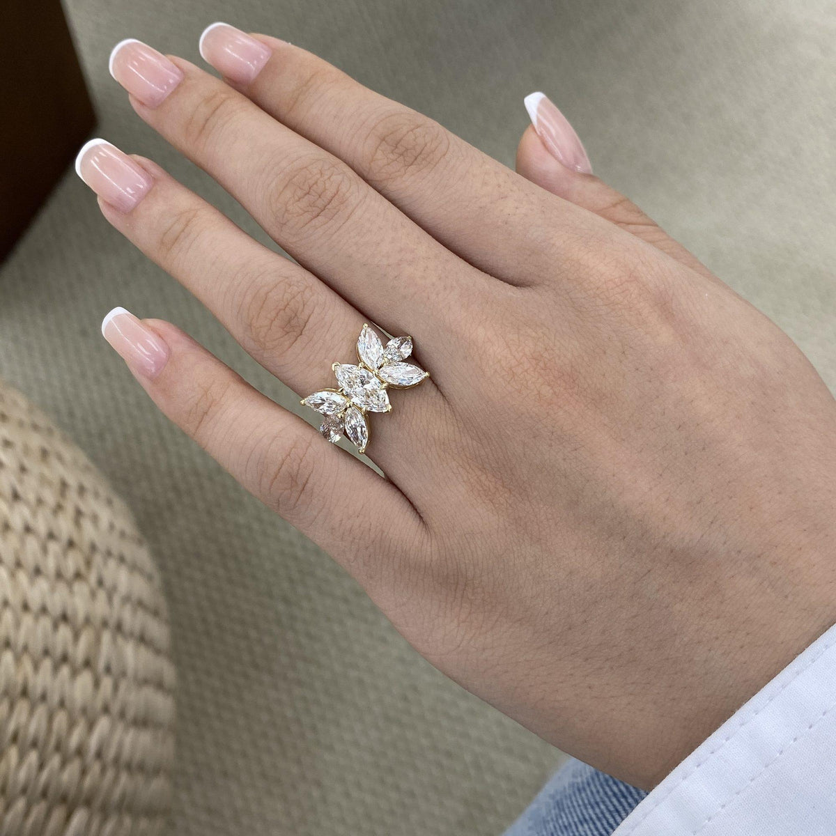 Willa 3.3 Marquise Lab-Grown Diamond Halo, Special Ring