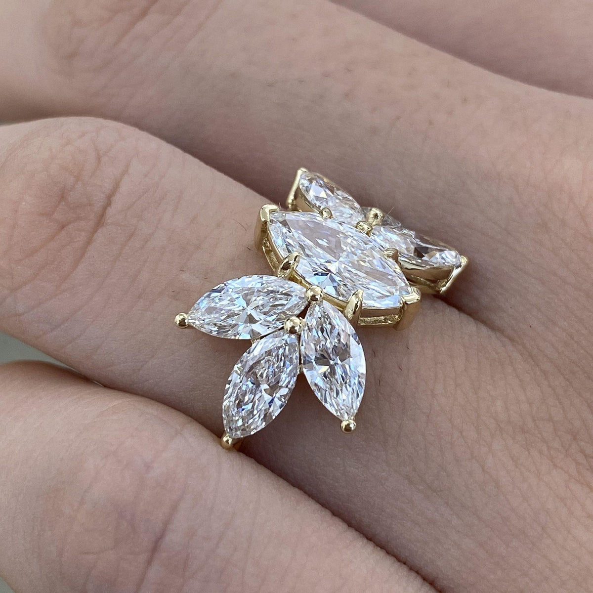 Willa 3.3 Marquise Lab-Grown Diamond Halo, Special Ring