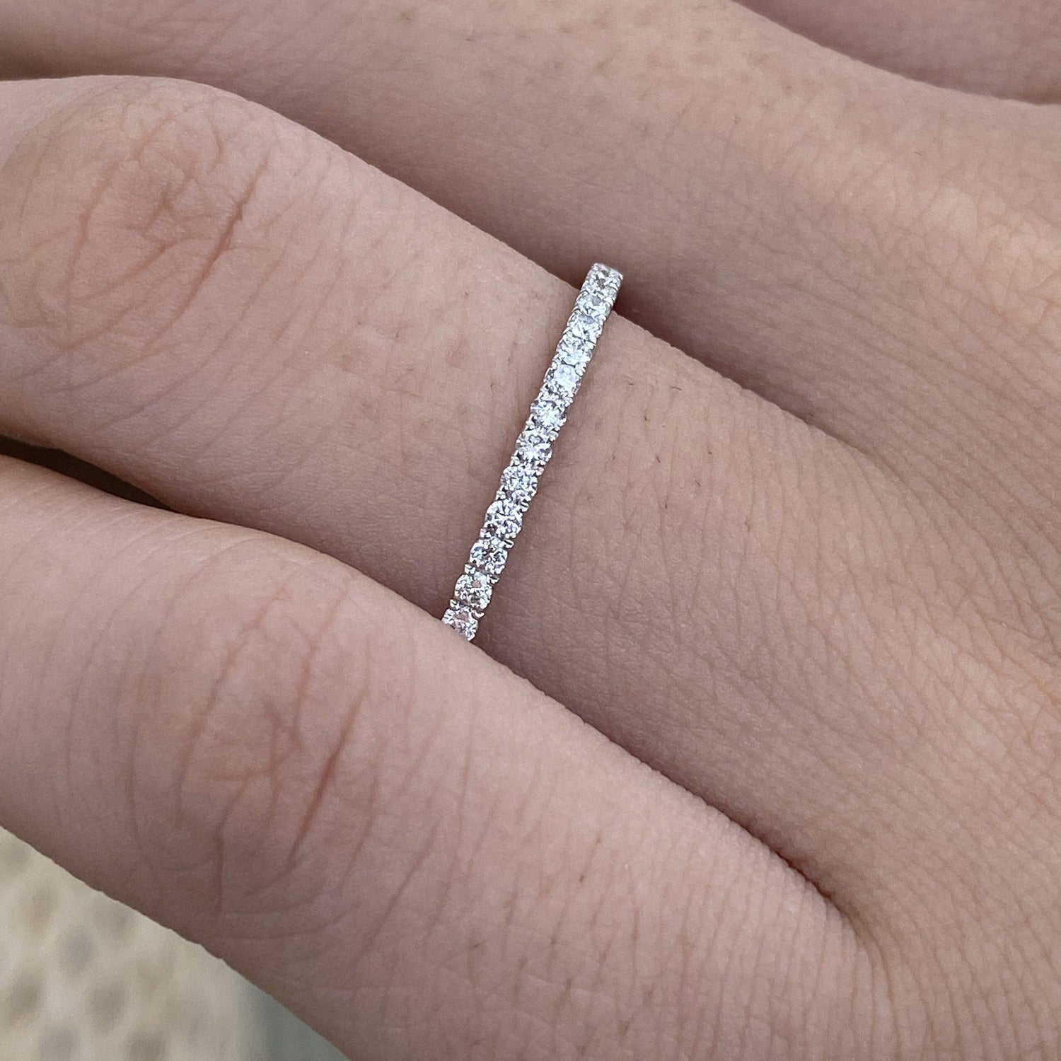 Kyla 0.2 Round Lab-Grown Diamond Eternity Ring