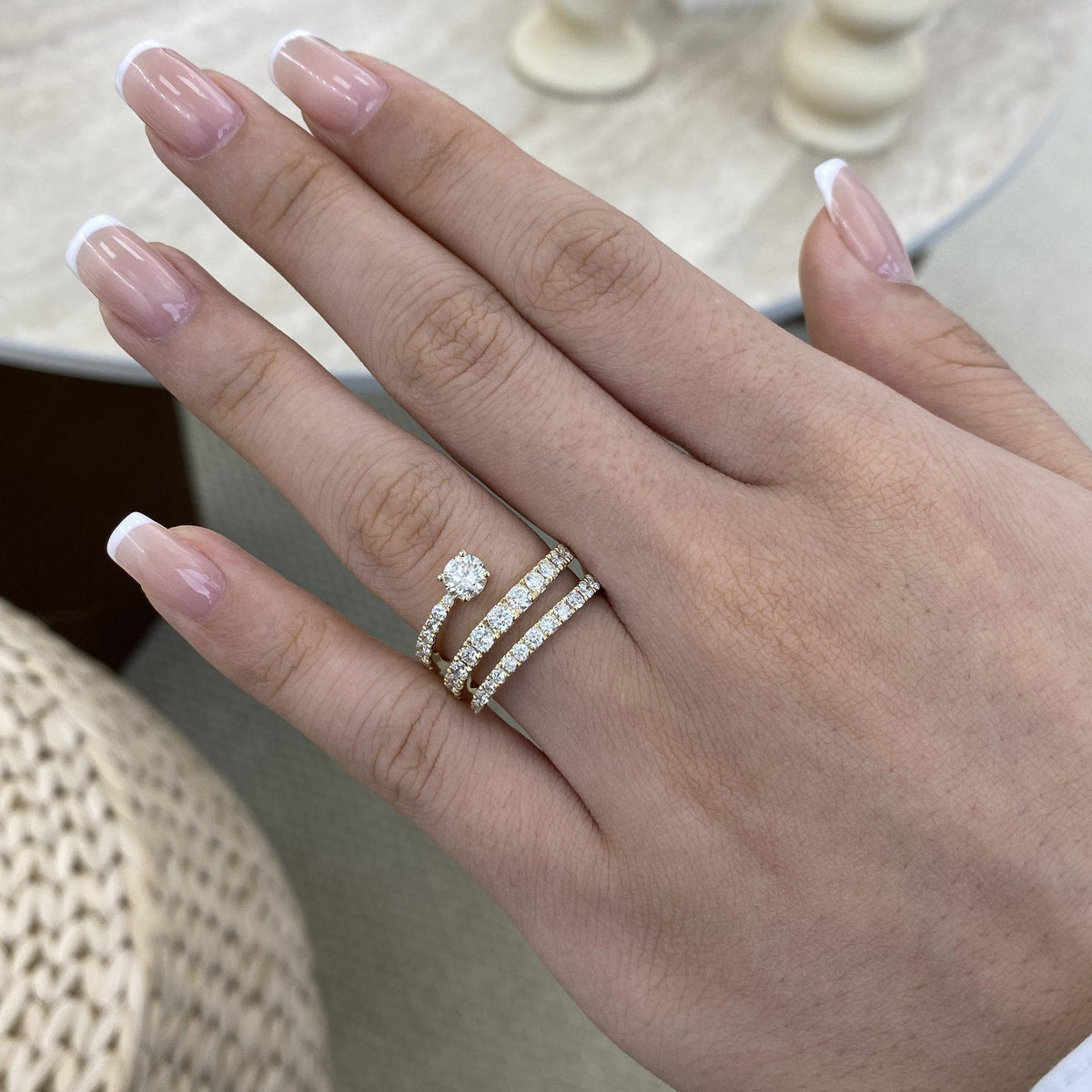 Bella 1.4 Round Lab-Grown Diamond Special, Half-Eternity Ring