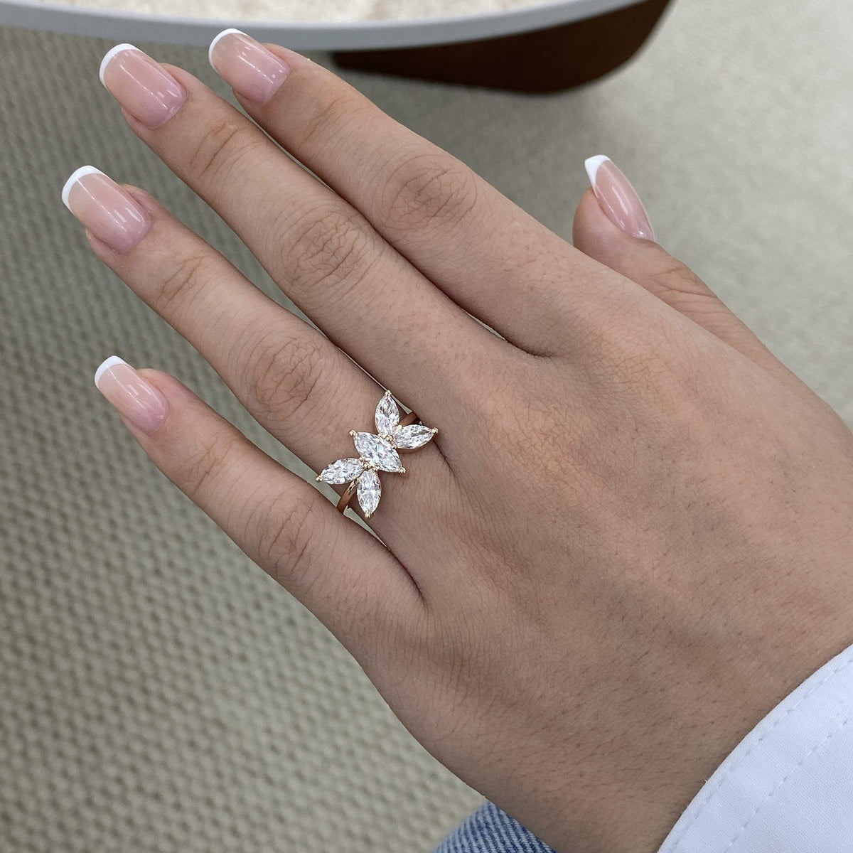Tori 1.8 Marquise Lab-Grown Diamond Halo, Special Ring