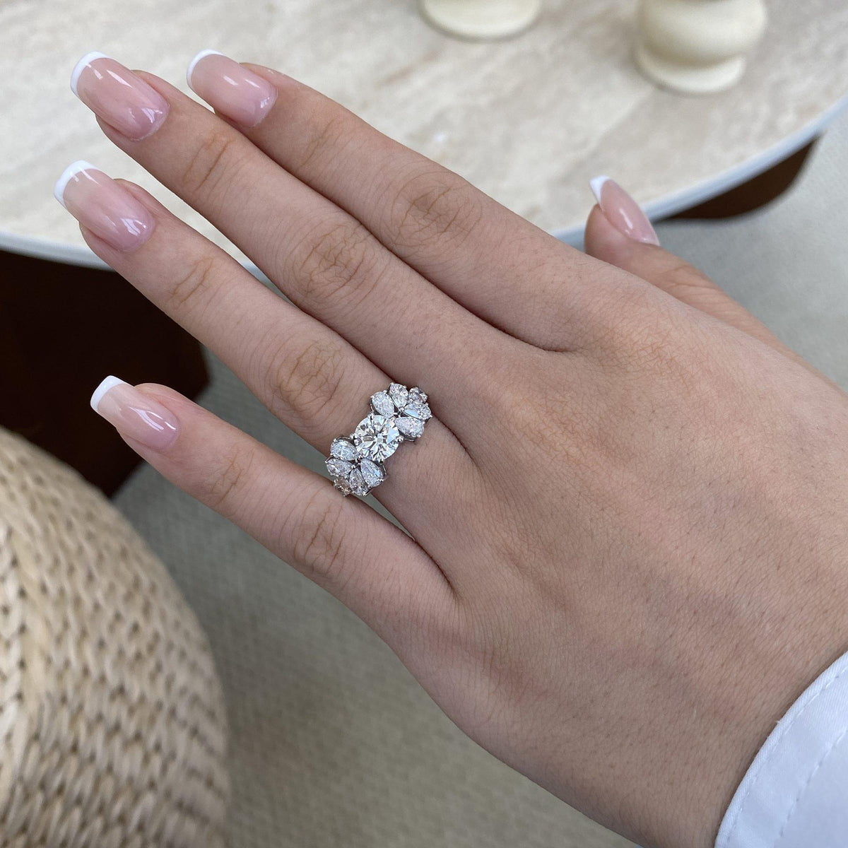 Winter 2.5 Round Lab-Grown Diamond Halo, Special Ring