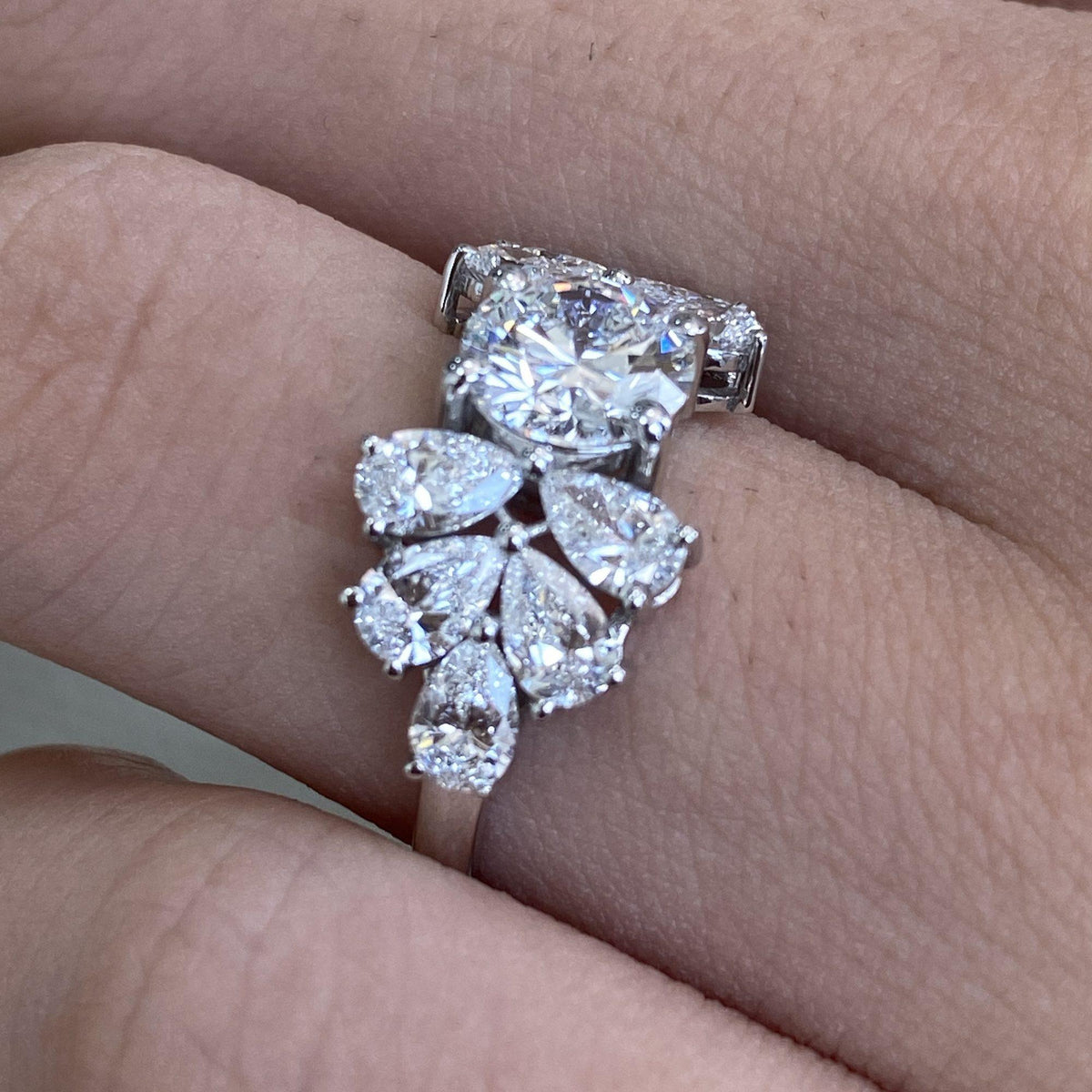 Winter 2.5 Round Lab-Grown Diamond Halo, Special Ring