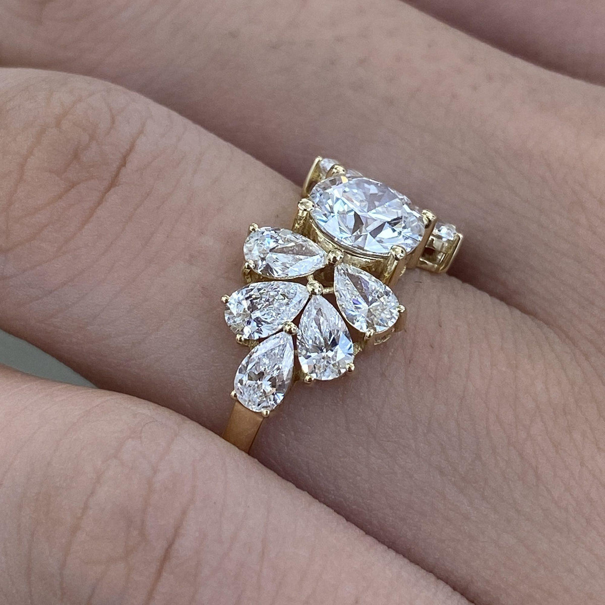 Winter 2.5 Round Lab-Grown Diamond Halo, Special Ring
