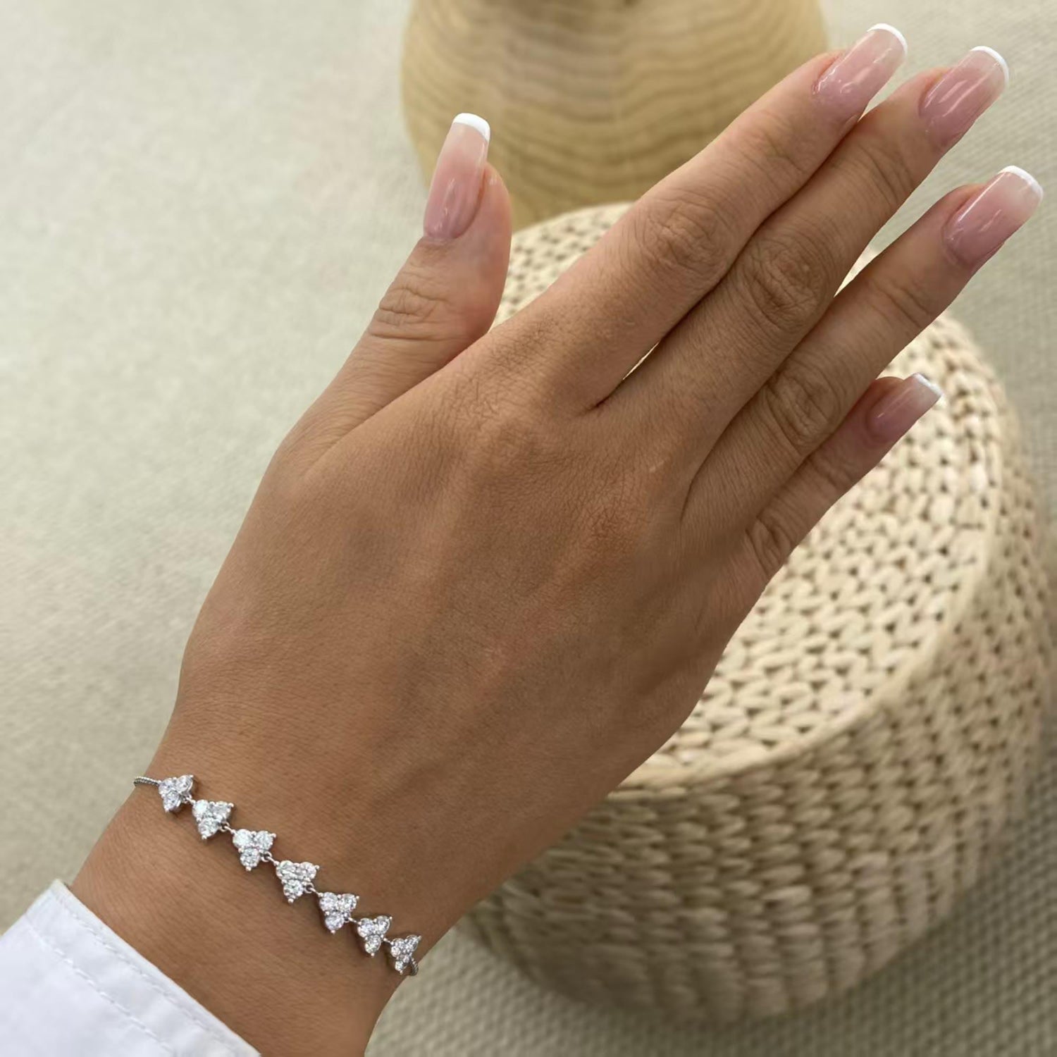 Eleanor 1.5 Round Lab-Grown Diamond Chain, Special Bracelet